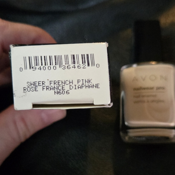 Avon NEW sealed Nailwear Pro nail enamel in Sheer French Pink N606 .4fl oz - Picture 2 of 4